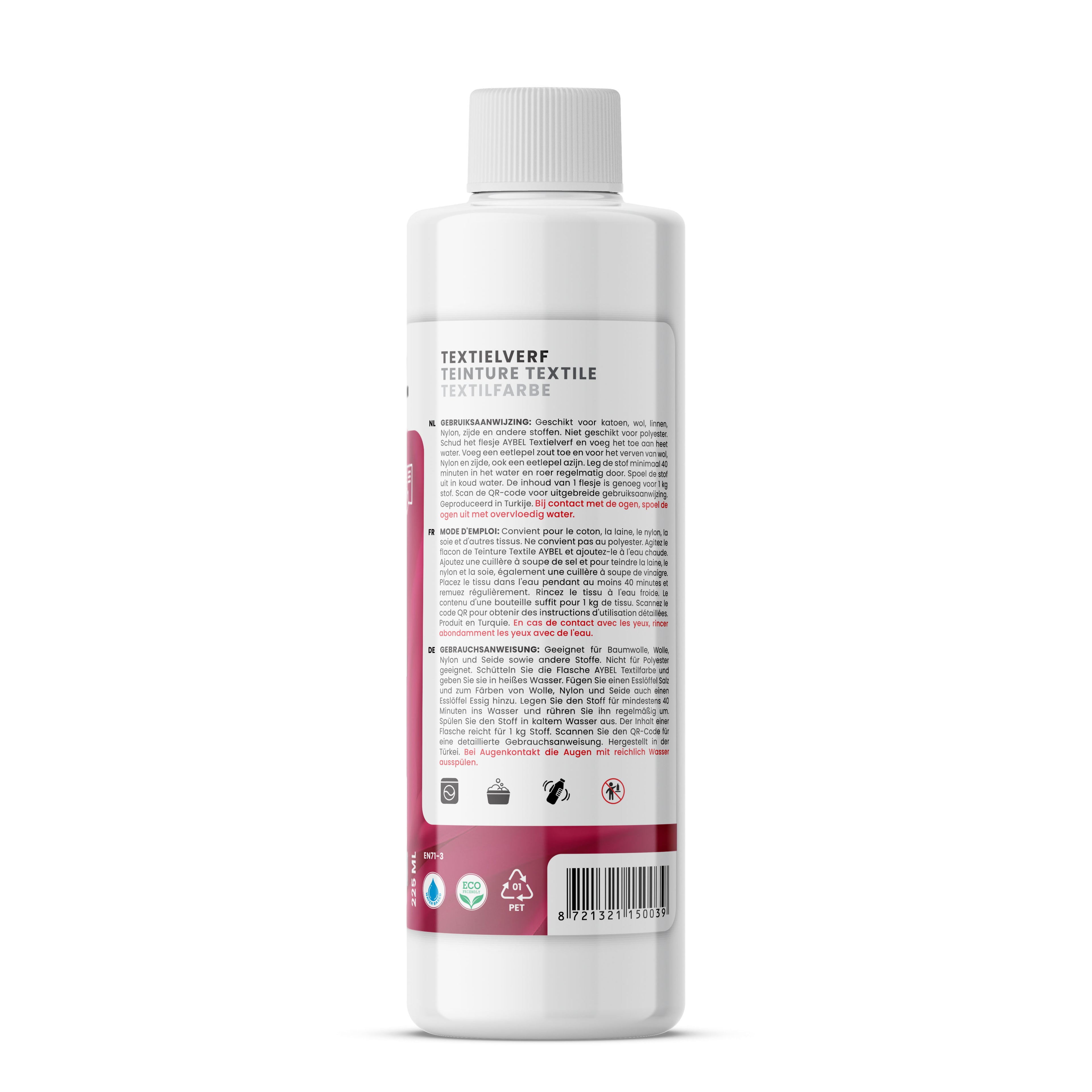 Tinta Têxtil Rosa Escuro