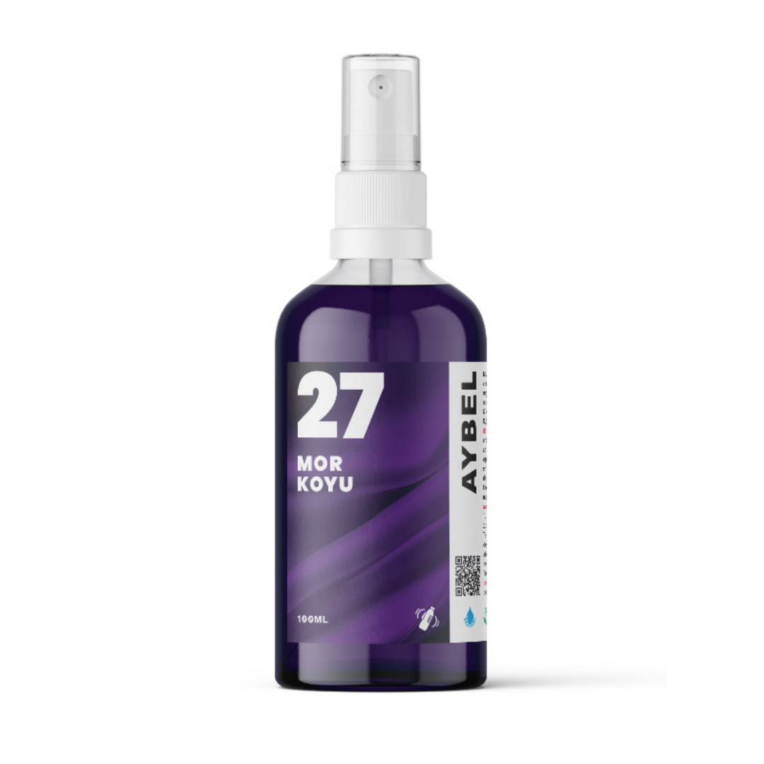 Tinte en aerosol para telas de color morado oscuro