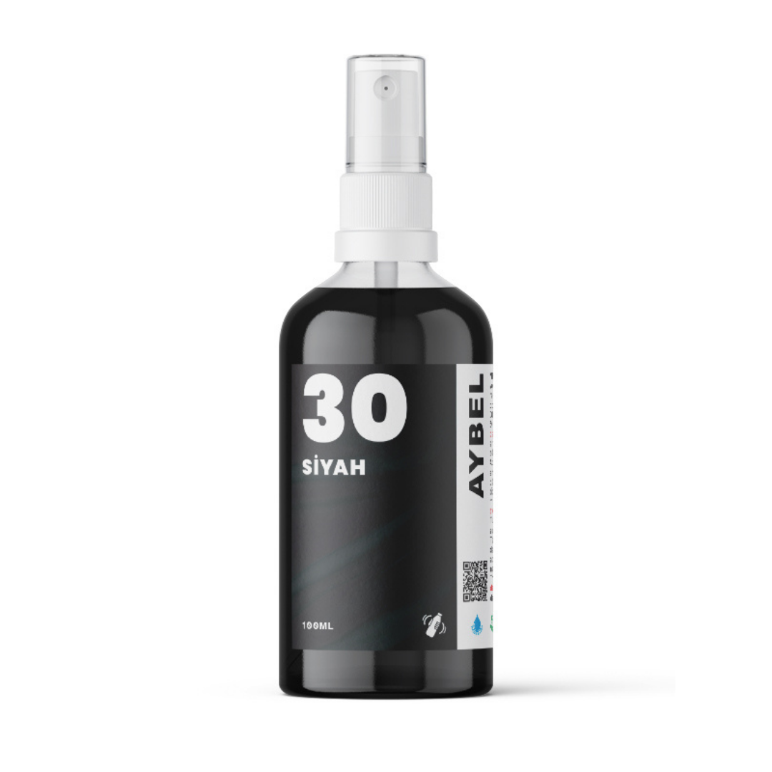 Svart textilfärgspray