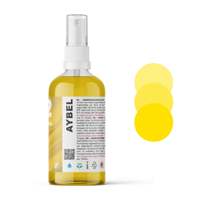 Kanariegul textilfärgspray